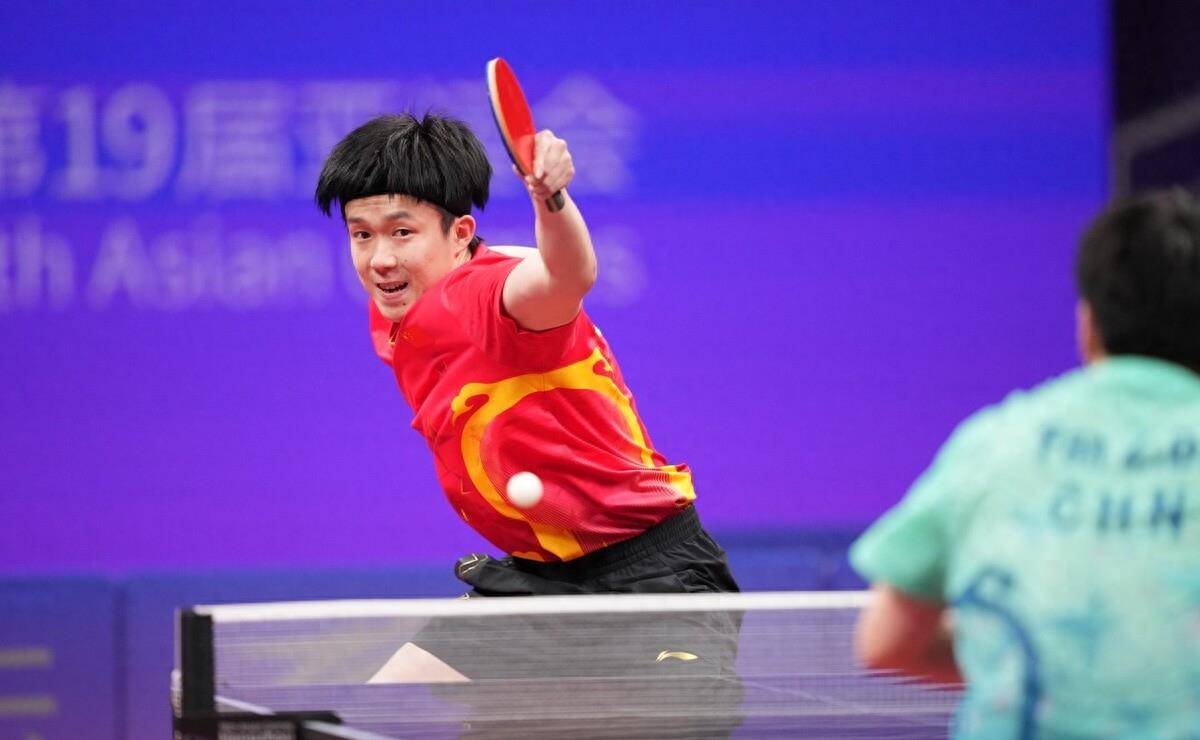亚运会群访：乒乓球对垒男团球员，新一代小巨人对话笑语参半